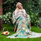 LUTBM Boho Throw Blanket for Bed Cotton Summer Blankets Twin Size for Bedroom - Image 5
