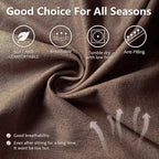 ANARACHON Loveseat Recliner Cover Leather Look Recliner Loveseat Covers - Image 4