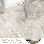 YOUFORTONG Runner Rug 2x10 Washable: Indoor Modren Abstract Long Kitchen Carpet - Image 7