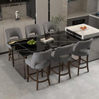 VKNOW Bar Stools Set of 2, Modern Counter Stools - Image 4