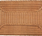 Bali & pari Minahasa Bohemian Light Honey Braided Rattan Side Table - Image 7