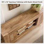 OKD Modern 70" TV Stand, Entertainment Center - Image 4
