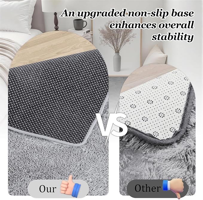 6x9 Area Rugs for Living Room Bedroom: Ultra Soft Fluffy Shag Rug Upgrade - Image 6