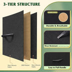 WLIVE Dresser for Bedroom with 5 Drawers, Wide Chest of Drawers, Fabric Dresser - Image 5