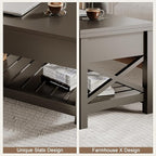 ChooChoo Coffee Table Lift Top, Converts to Dining Table - Image 5