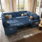 LINSY HOME Sectional Sleeper Sofa by LINSYHOME