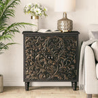 2 Door Farmhouse Storage Cabinet X 2P - Image 2