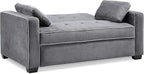 Serta Ainsley 66.5" Convertible Sleeper Loveseat, Full Size, Dreamcoil Comfort - Image 4