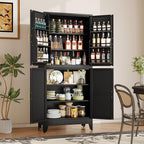 GAIOUS 74.8" Tall Metal Food Cabinet, Storage Cabinets - Image 3