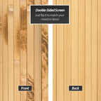 2 ft. Tall Reversible Bamboo Wave Screen - Image 8
