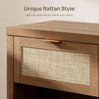 SICOTAS Rattan Nightstands Set of 2 - Image 4