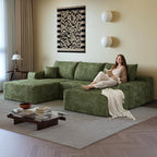 108" Sectional Couches for Living Room Cloud Couch Sofa by AWarmHomeForYou
