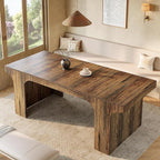 Tribesigns 71-Inch Farmhouse Dining Table - Image 5