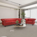 QHITTY 2 Piece Living Room Set, Sectional Chesterfield Sofa Chair Contemporary by QHITTYFurnitureLife