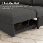 HONBAY Sectional Sleeper Sofa - Image 5