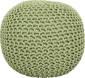 REDEARTH · Round Pouf Foot Stool Ottoman by REDEARTH
