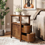 LITTLE TREE Solid Wood End Table Set 2 - Image 4