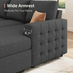 HONBAY Sectional Sleeper Sofa - Image 4