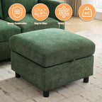 WUTUTUEE 25”Square Storage Ottoman Module - Image 6