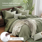 Monbix Queen Comforter Set - Image 3