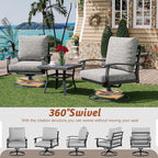 HOMREST Outdoor Swivel Rocker Patio Chairs - Image 2