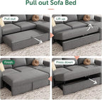 HONBAY Modular Sectional Sleeper Sofa - Image 7