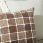 Stellhome Pack of 2 Linen Buffalo Check Throw Pillow Covers, Farmhouse Plaid - Image 4