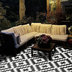 SAND MINE Waterproof Outdoor Rug 6x9 ft, Reversible Mats, Modern Area Rug - Image 7