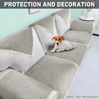 Couch Arm Covers, Couch Covers, Non-Slip Lace Armrest Covers, Headrest/Backrest - Image 4
