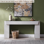 JXQTLINGMU 63" Long Wood Console Table - Image 5