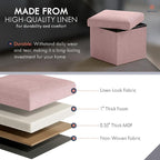 Ornavo Home Small Storage Ottoman, - Image 4