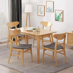 Christopher Knight Home Heather Mid-Century Modern Dining Chairs, Dark Gray and - Image 2