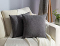 Stellhome Burlap Throw Pillow Covers Solid Farmhouse Linen Pillowcase by Stellhome