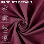 Peryiter 3 Pcs Couch and Loveseat Covers Set Sofa Cover - Image 4