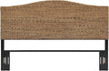 Crosley Furniture Serena Handwoven Natural Fiber Rattan Bed Headboard, Banana by CrosleyFurniture