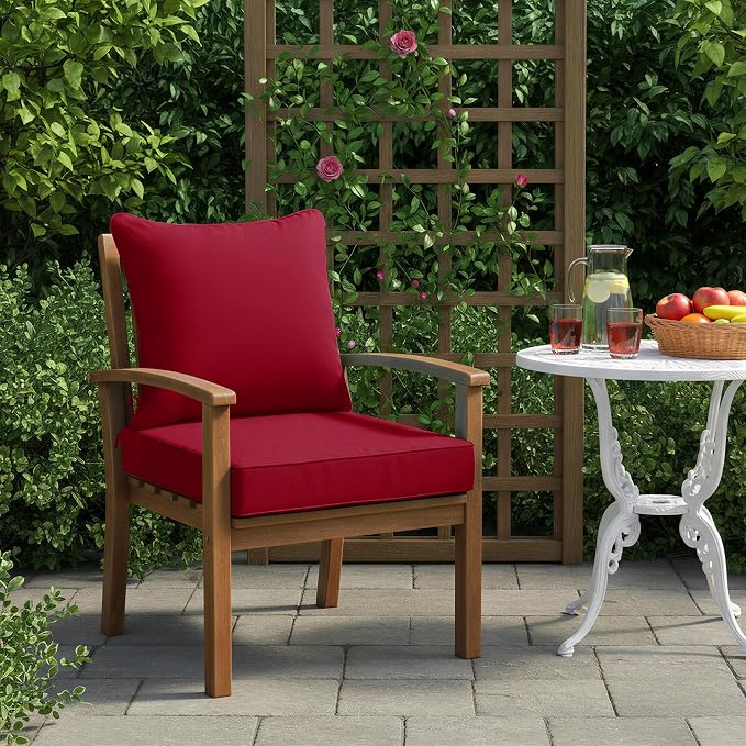 Summsun Outdoor Cushions for Patio Furniture, Double-Sided Waterproof Backrest - Image 2