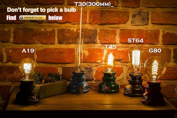 Loft Style Lamp, Corporal Black Steampunk Industrial Vintage Style, Water Pipe - Image 3