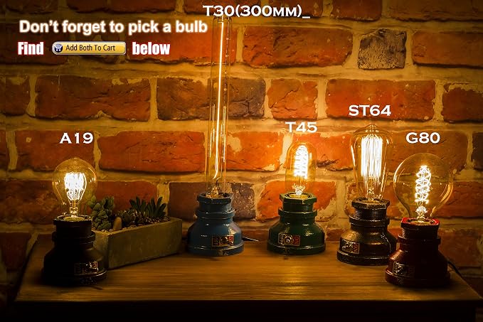 Loft Style Lamp, Corporal Green Steampunk Industrial Vintage Style, Water Pipe - Image 3