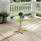 Crosley Furniture Griffith Weather Resistant Retro Metal Outdoor Side Table - Image 12