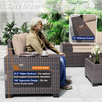 10 Pieces Patio Furniture Set - Image 5