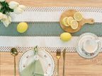 FEXIA Sage Green Table Runner 36 Inches Long - Image 6