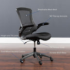 Flash Furniture Set of 4 Mid-Back Swivel Ergonomic Task Office Chairs - Image 8