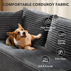 106” Modular Sectional Sofa, Cloud Sectional Couch - Image 4