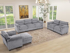 HAOMARKETS Corduroy Sofa Set, Upholstered Armchair - Image 7
