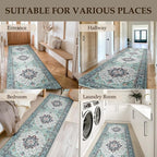 RELEANY Area Rugs 2'x10' Runner Rug Non Slip Washable - Image 3