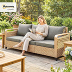 Outsunny Outdoor Patio Couch - Image 2