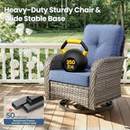 Weaxty Wicker Patio Furniture Set - Image 6