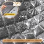HDCAXKJ 100% Waterproof Reclining Sectional Couch Covers L Shape Recliner Sofa - Image 3