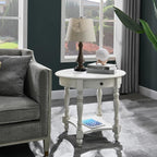 LEEMTORIG Oval Round End Table - Image 5
