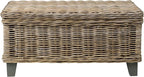 East at Main Woven Rattan Storage Coffee Table - Image 5